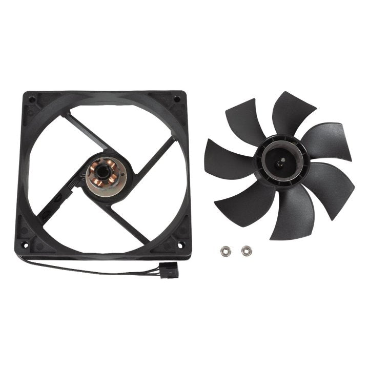 Ventilador Interno Unyka 120mm Doble Bola Connector 4 Pines Con Control De Temperatura