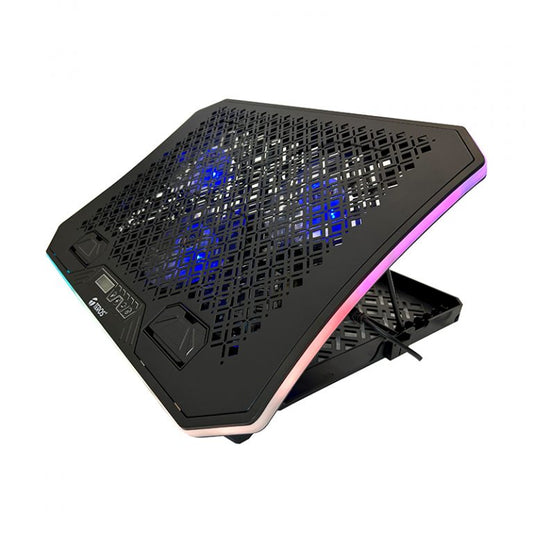 Cooler TEROS TE-7130N, compatible con notebooks de hasta 15.6″, 3 fan de 11 cm