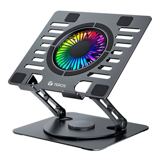 Cooler TEROS TE-7132N, compatible con notebooks de hasta 15.6″, 1 fan de 11 cm