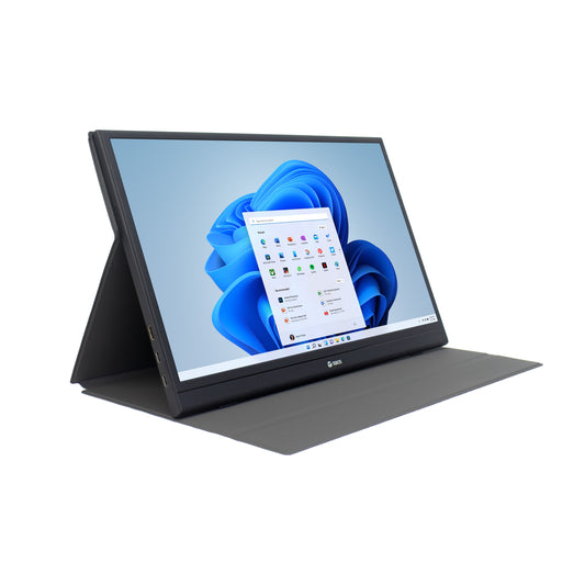 TEROS 1501S Monitor portátil 15.6 TEROS Full HD 1080P ultradelgado con HDR. Ideal para gaming, trabajo y viajes. Compatible con PC y consolas.