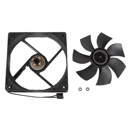 Ventilador Interno Unyka 120mm Doble Bola Connector 4 Pines Con Control De Temperatura