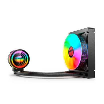 Cooler para procesador TEROS TE-8163N, Intel y AMD, TDP 155W Máx, 12 cm, líquida