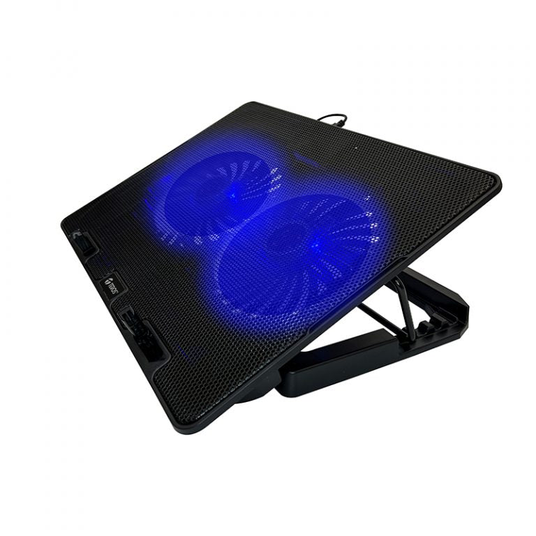 Cooler TEROS TE-7020N, compatible con notebooks de hasta 15.6″, 2 fan de 12cm