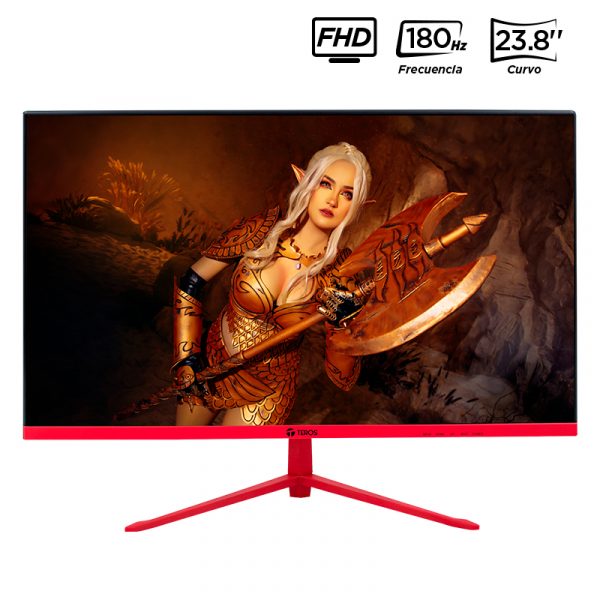 Monitor curvo TEROS TE-2473G, 23.8″ FHD VA, HDMI, DP