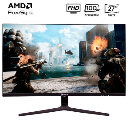Monitor curvo TEROS TE-2731S, 27″ FHD VA, HDMI, VGA