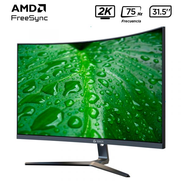 Monitor curvo TEROS TE-3250S, 31.5″ 2K QHD VA, HDMI, DP