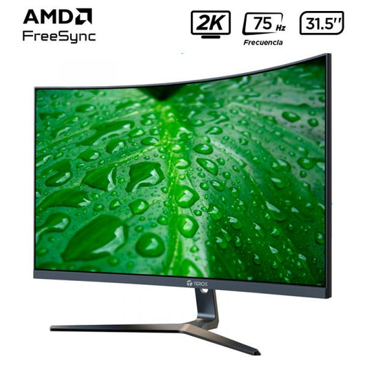 Monitor curvo TEROS TE-3250S, 31.5″ 2K QHD VA, HDMI, DP