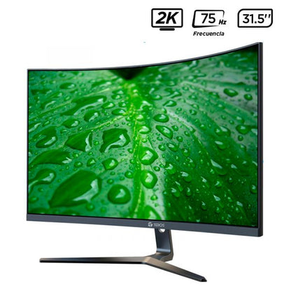 Monitor curvo TEROS TE-3251S, 31.5″ 2K QHD VA, 75 Hz, 1 ms, HDMI, DP, USB