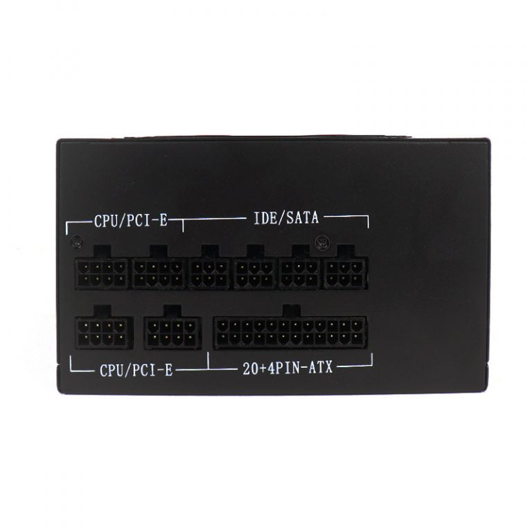 Fuente de alimentación TEROS TE-7175, ATX, 750W, 80 Plus Gold, 100V-240VAC, CERTIFICADA